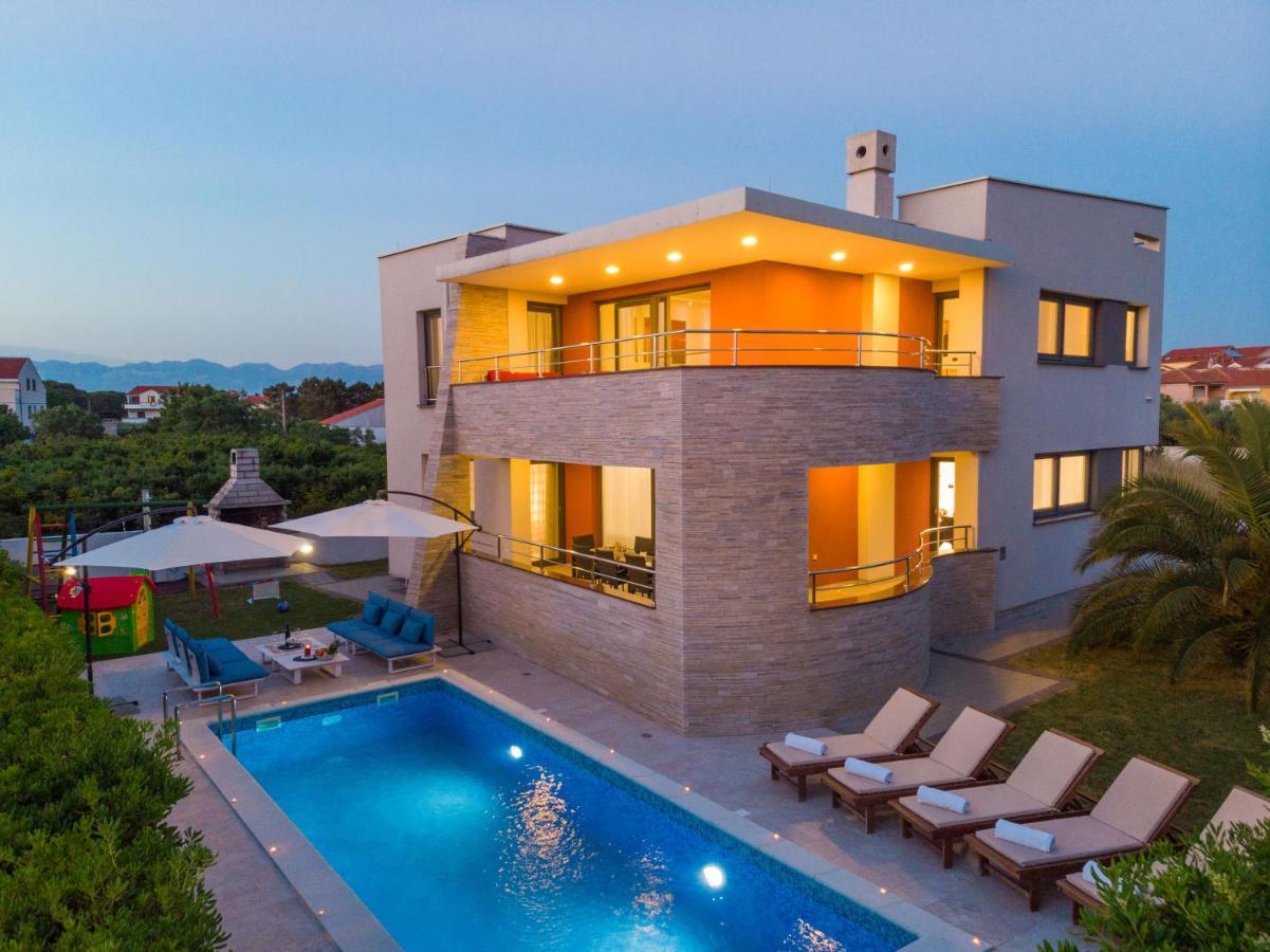 Vila Zatona Sunset With Heated Swimming Pool Zaton (Zadar) Exterior foto